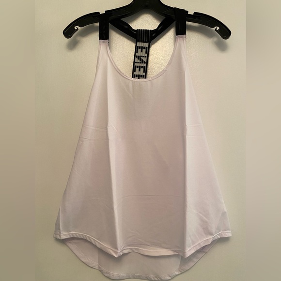 White  ENERGY workout Tank top NEW - Picture 2 of 7